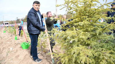 Milli Ağaçlandırma Günü’nde Emet’te 300 Fidan Toprakla Buluştu
