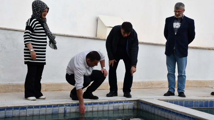 BAŞKAN KOCA VE KAYMAKAM BAŞKAPAN’DAN EMET TERMAL OTEL’DE İNCELEMELER