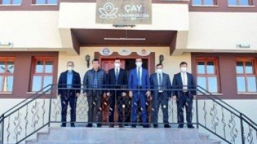 AFYON ÇAY İLÇESİ  KADIN KOOPERATİFİ VE KÜLTÜR EVİNE ZİYARET