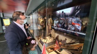 Çanakkale Savaşları Mobil Müzesi Gazi Emet'imizdeydi
