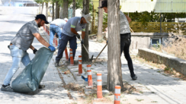 Belediyemiz park ve bahçeler amirliğince İlçemiz muhtelif bölgelerinde temizlik çalışmaları gerçekleştirildi.