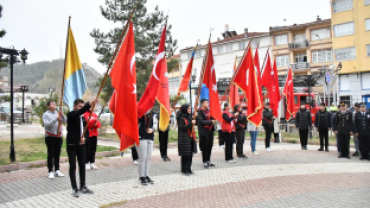 10 Kasım Ulu Önder Mustafa Kemal Atatürk'ün Ebediyete İntikalinin 85. Yıl dönümünde İlçemizde Yapılan Anma Programından Kareler..