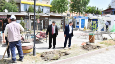 Hükümet Meydanı Projesinde Bakım Çalışmaları