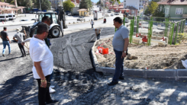 Emet Belediye Başkanımız Mustafa Koca, Yol ve Kaldırım Düzenleme Çalışmalarını İnceledi